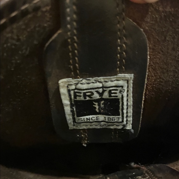 Frye Dark Brown Leather harness boot - Picture 7 of 8